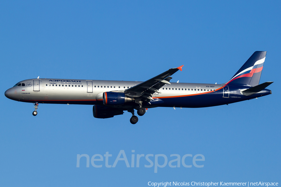 Aeroflot - Russian Airlines Airbus A321-211 (VQ-BEF) | Photo 121963