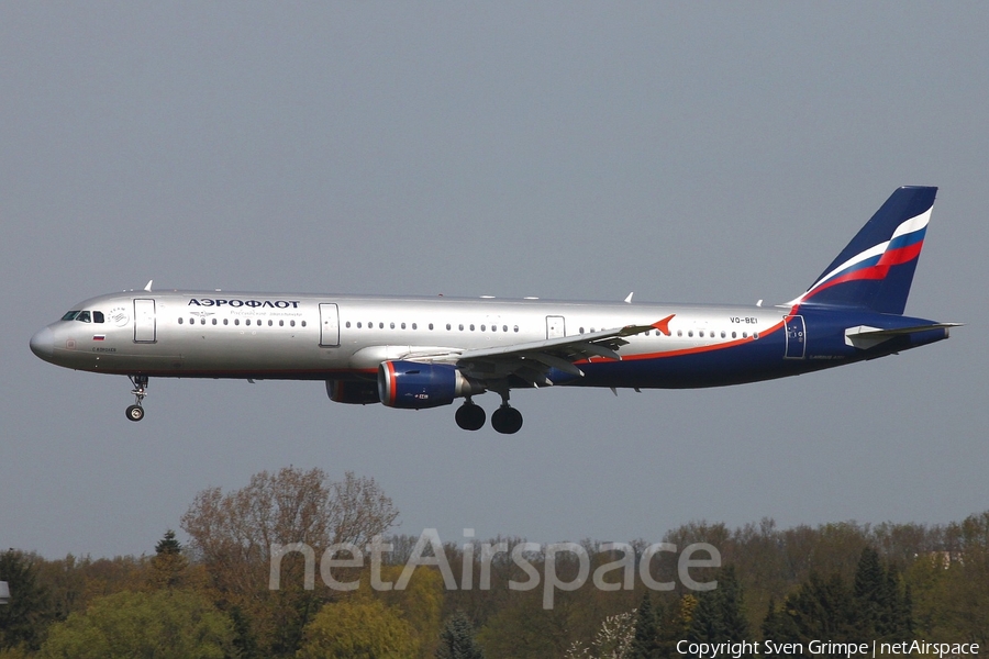 Aeroflot - Russian Airlines Airbus A321-211 (VQ-BEI) | Photo 75440