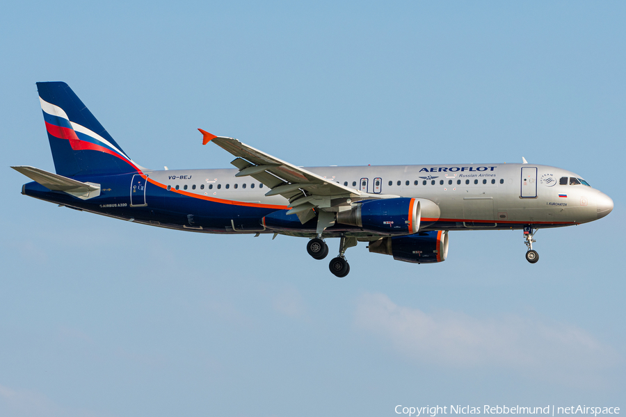 Aeroflot - Russian Airlines Airbus A320-214 (VQ-BEJ) | Photo 345627