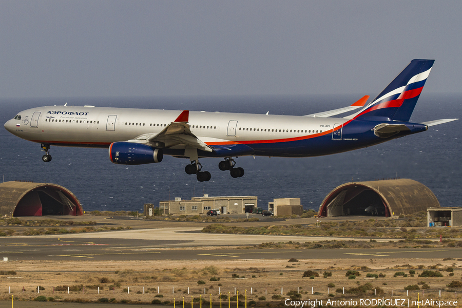 Aeroflot - Russian Airlines Airbus A330-343E (VQ-BEL) | Photo 171637