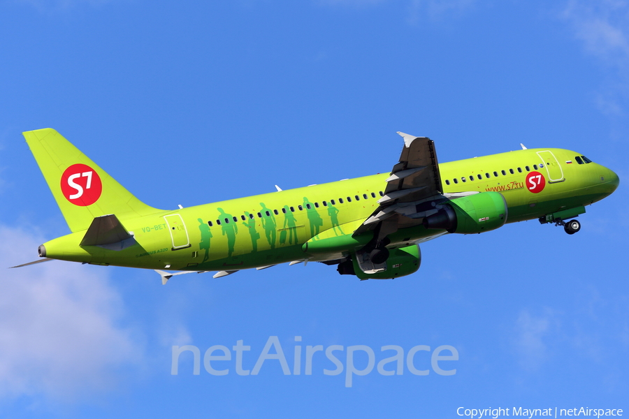 S7 Airlines Airbus A320-214 (VQ-BET) | Photo 150276