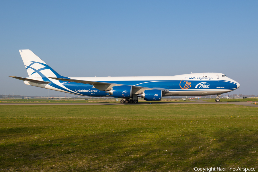 AirBridge Cargo Boeing 747-83QF (VQ-BFE) | Photo 155426