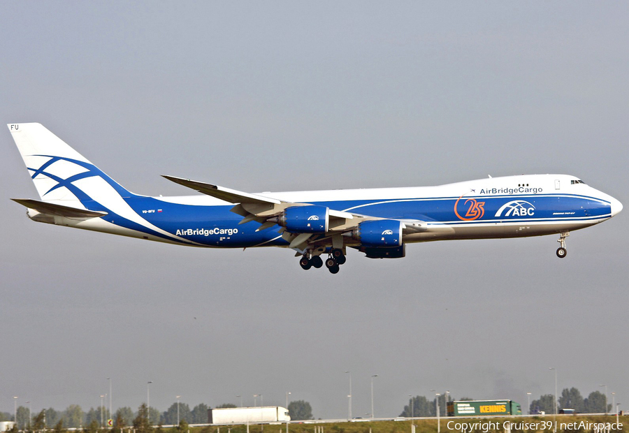 AirBridge Cargo Boeing 747-83QF (VQ-BFU) | Photo 243162