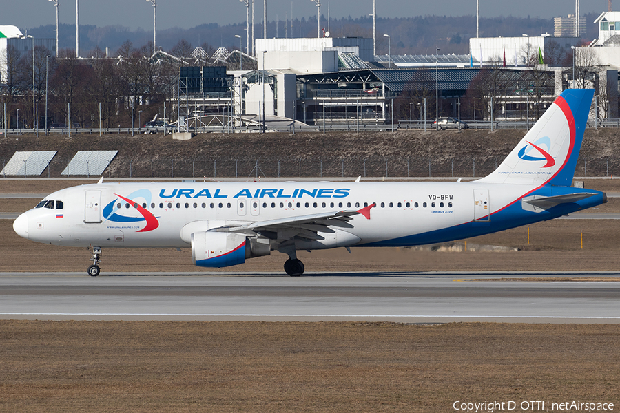 Ural Airlines Airbus A320-214 (VQ-BFW) | Photo 295743