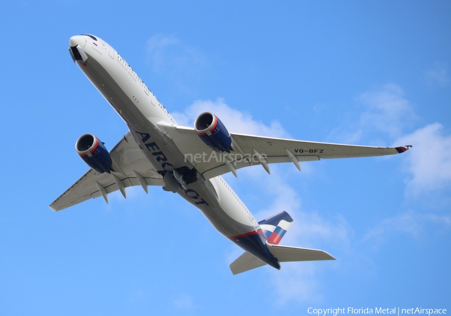 Aeroflot - Russian Airlines Airbus A350-941 (VQ-BFZ) | Photo 483455