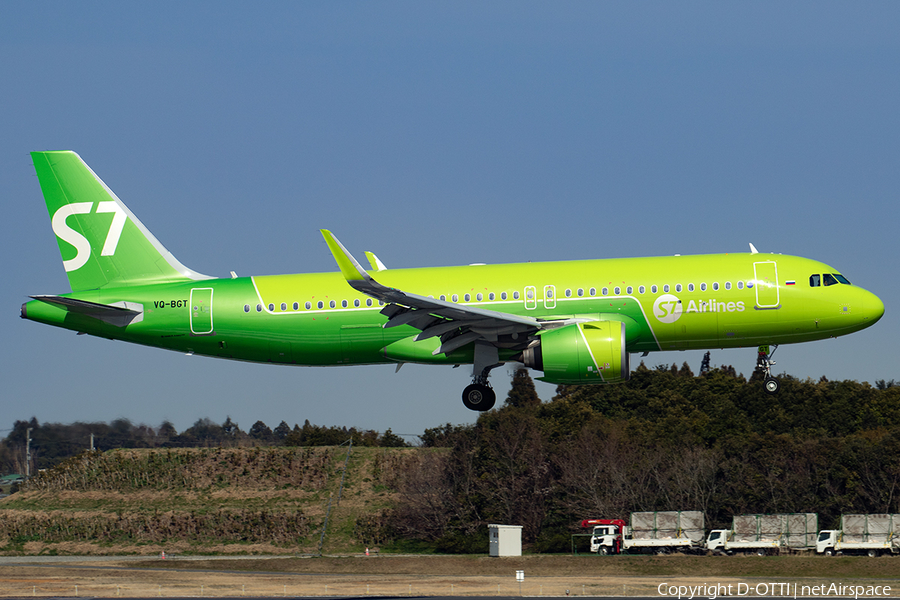 S7 Airlines Airbus A320-271N (VQ-BGT) | Photo 391106