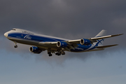 AirBridge Cargo Boeing 747-8HVF (VQ-BGZ) at  Liege - Bierset, Belgium