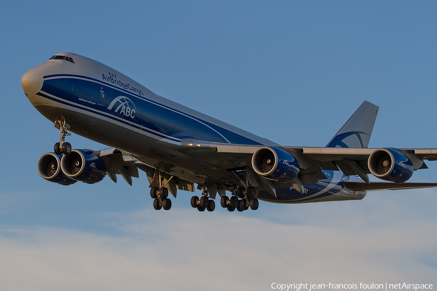 AirBridge Cargo Boeing 747-8HVF (VQ-BGZ) | Photo 411012