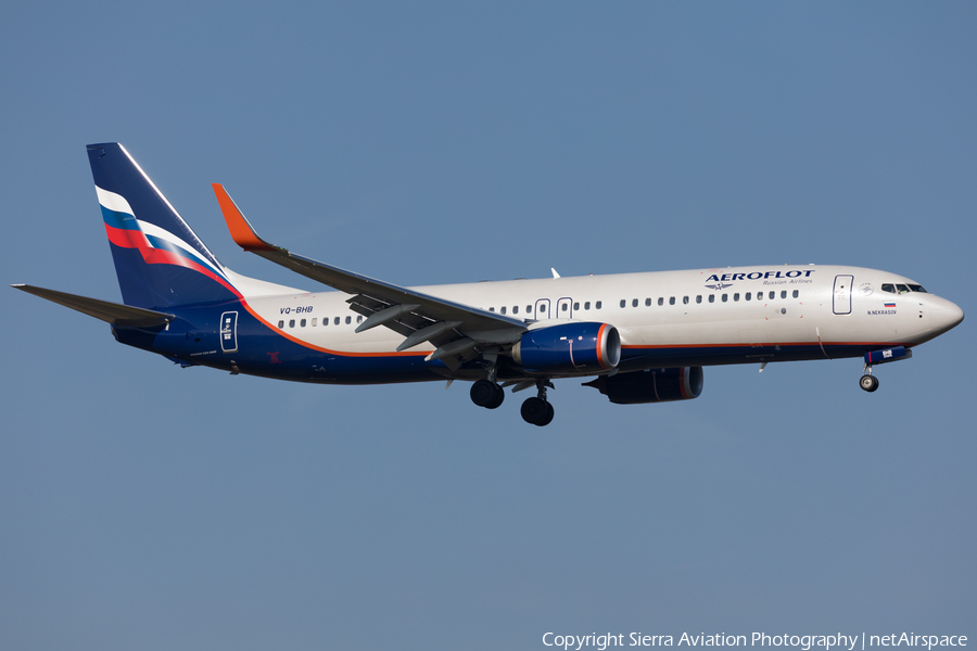 Aeroflot - Russian Airlines Boeing 737-8LJ (VQ-BHB) | Photo 323198