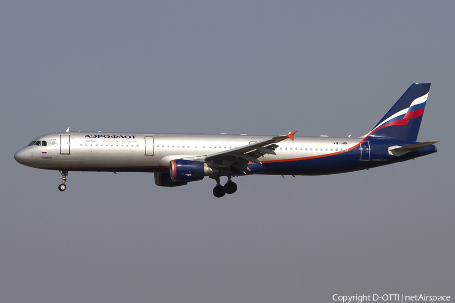 Aeroflot - Russian Airlines Airbus A321-211 (VQ-BHM) | Photo 379246