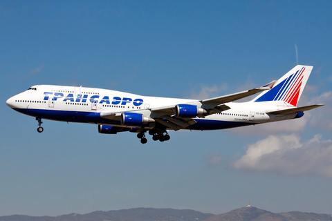 Transaero Airlines Boeing 747-4F6 (VQ-BHW) at  Barcelona - El Prat, Spain