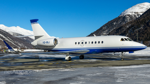 (Private) Dassault Falcon 2000LX (VQ-BIJ) at  Samedan - St. Moritz, Switzerland