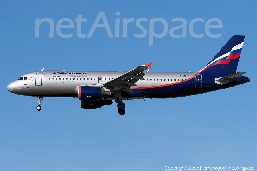 Aeroflot - Russian Airlines Airbus A320-214 (VQ-BIW) | Photo 153827