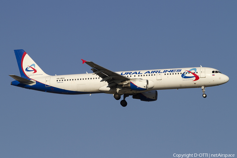 Ural Airlines Airbus A321-211 (VQ-BKG) | Photo 391041