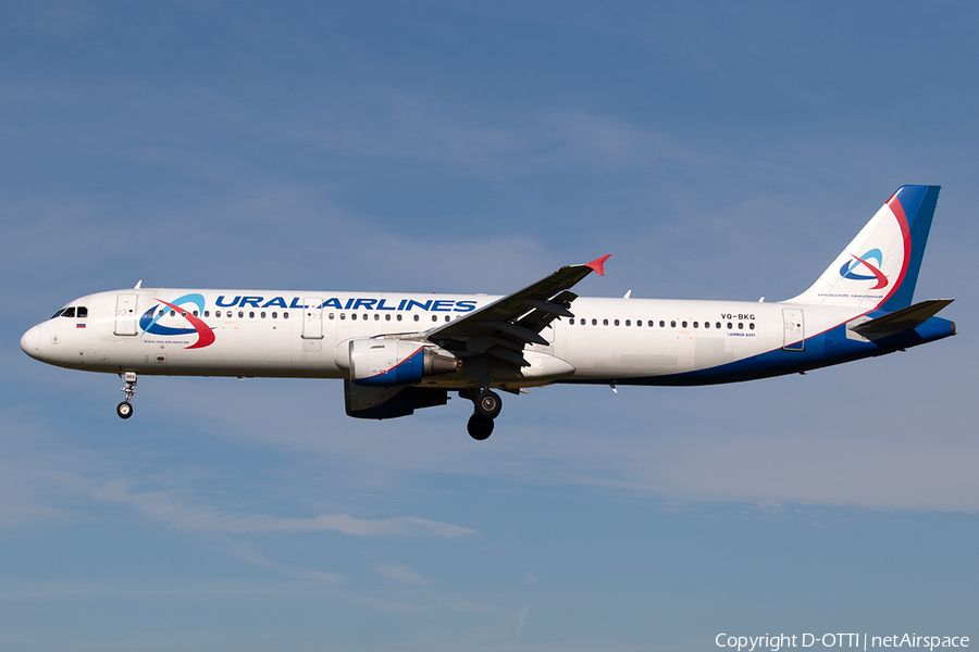 Ural Airlines Airbus A321-211 (VQ-BKG) | Photo 292192