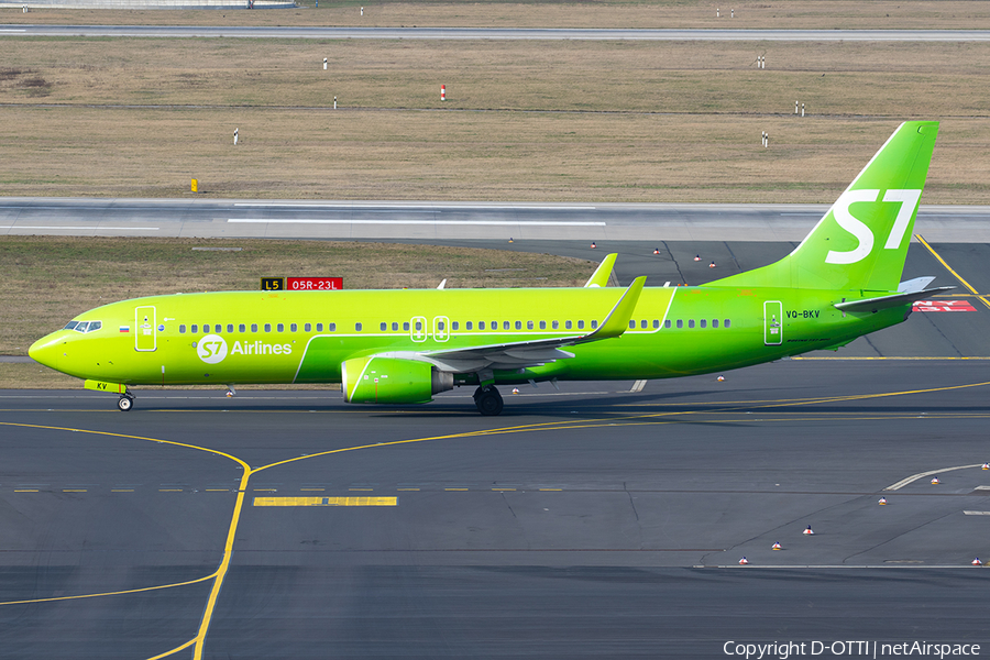 S7 Airlines Boeing 737-8ZS (VQ-BKV) | Photo 298620