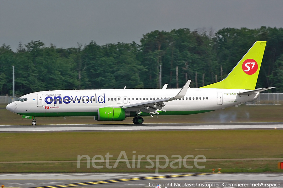 S7 Airlines Boeing 737-8ZS (VQ-BKW) | Photo 104029