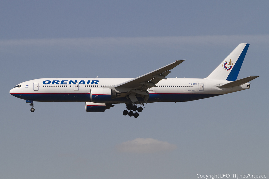 Orenair Boeing 777-2Q8(ER) (VQ-BNU) | Photo 382749