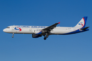 Ural Airlines Airbus A321-211 (VQ-BOB) at  Liege - Bierset, Belgium