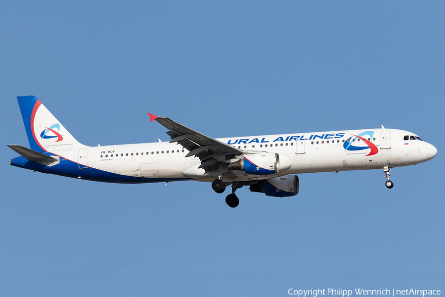 Ural Airlines Airbus A321-211 (VQ-BOF) | Photo 333924