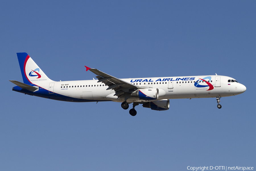 Ural Airlines Airbus A321-211 (VQ-BOF) | Photo 392917