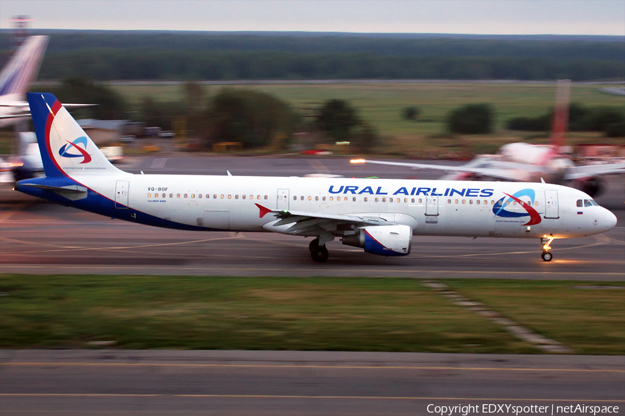 Ural Airlines Airbus A321-211 (VQ-BOF) | Photo 276885