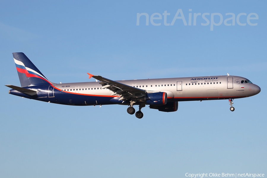 Aeroflot - Russian Airlines Airbus A321-211 (VQ-BOH) | Photo 132765