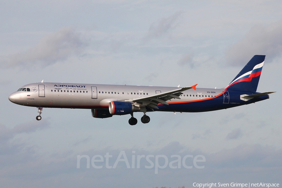 Aeroflot - Russian Airlines Airbus A321-211 (VQ-BOH) | Photo 60160