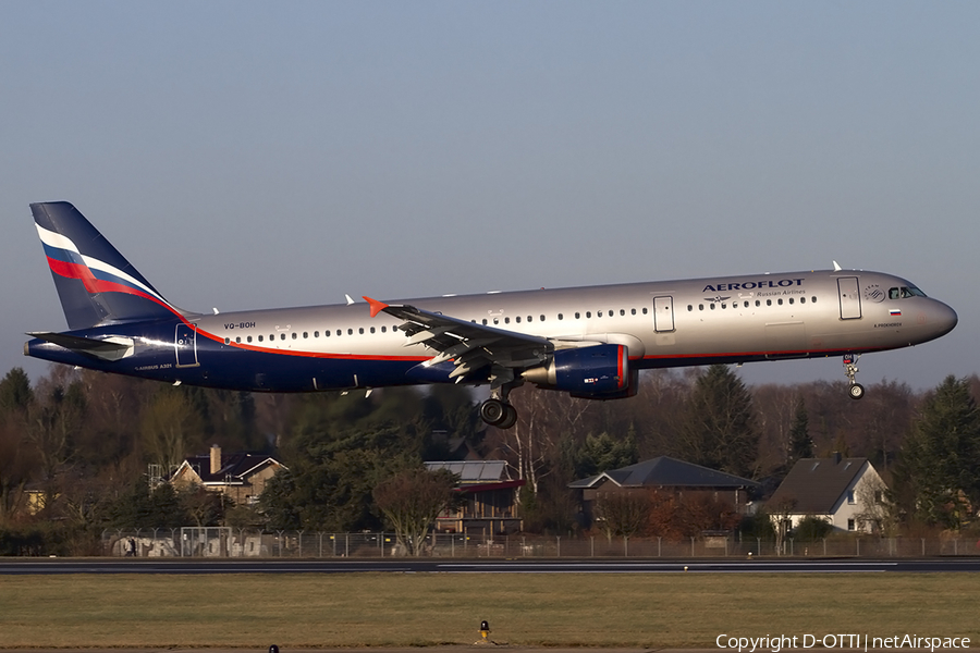 Aeroflot - Russian Airlines Airbus A321-211 (VQ-BOH) | Photo 472146