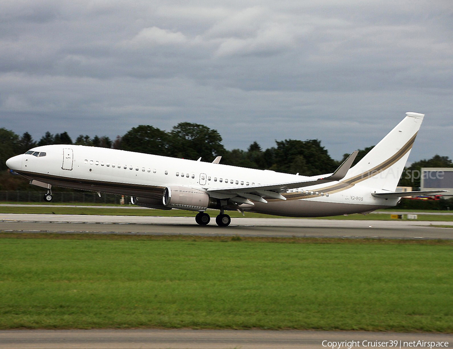 (Private) Boeing 737-8GQ(BBJ2) (VQ-BOS) | Photo 486999