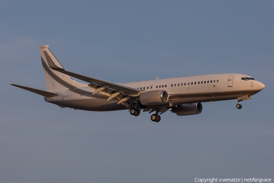 (Private) Boeing 737-8GQ(BBJ2) (VQ-BOS) | Photo 500612