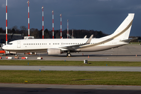 (Private) Boeing 737-8GQ(BBJ2) (VQ-BOS) at  Hamburg - Fuhlsbuettel (Helmut Schmidt), Germany