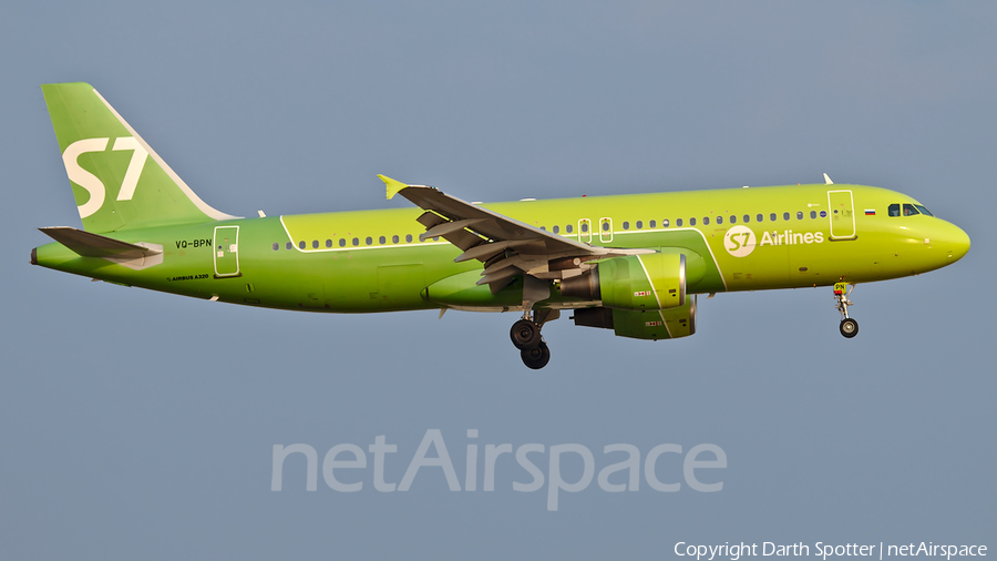 S7 Airlines Airbus A320-214 (VQ-BPN) | Photo 317614