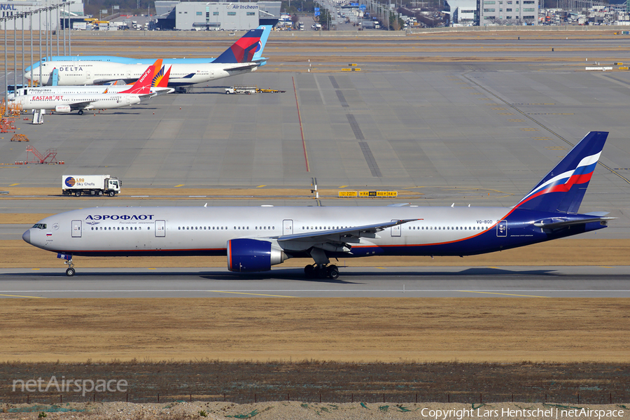 Aeroflot - Russian Airlines Boeing 777-3M0(ER) (VQ-BQD) | Photo 200081