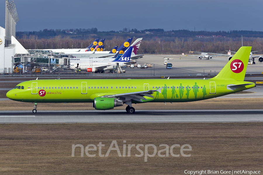 S7 Airlines Airbus A321-211 (VQ-BQH) | Photo 42248
