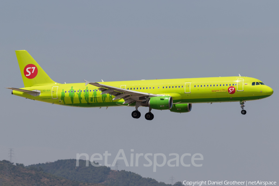 S7 Airlines Airbus A321-211 (VQ-BQK) | Photo 178850