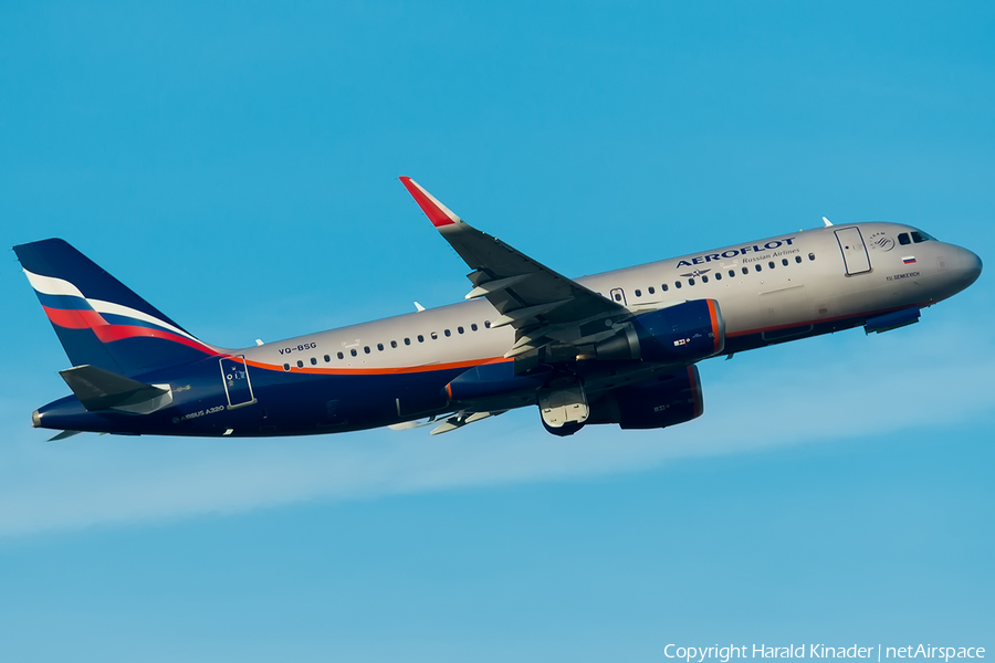 Aeroflot - Russian Airlines Airbus A320-214 (VQ-BSG) | Photo 298696