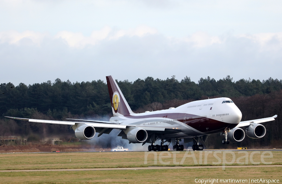 Qatar Amiri Flight Boeing 747-8ZV(BBJ) (VQ-BSK) | Photo 226599