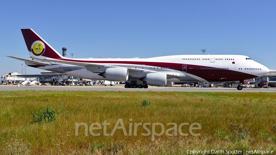 Qatar Amiri Flight Boeing 747-8ZV(BBJ) (VQ-BSK) | Photo 237975