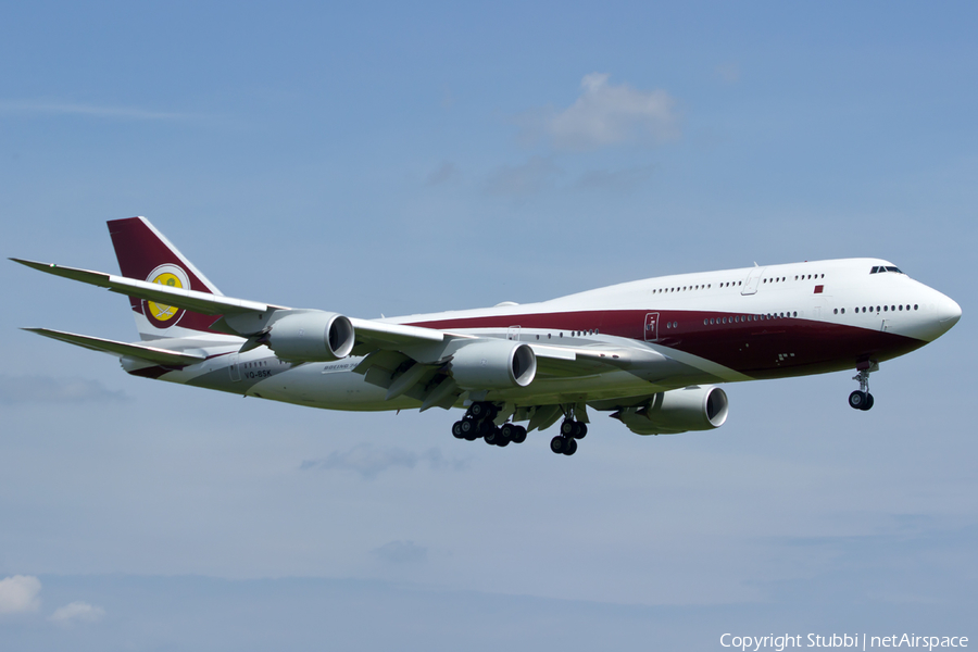 Qatar Amiri Flight Boeing 747-8ZV(BBJ) (VQ-BSK) | Photo 109088