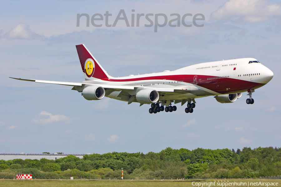 Qatar Amiri Flight Boeing 747-8ZV(BBJ) (VQ-BSK) | Photo 109103