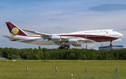 Qatar Amiri Flight Boeing 747-8ZV(BBJ) (VQ-BSK) at  Hamburg - Fuhlsbuettel (Helmut Schmidt), Germany