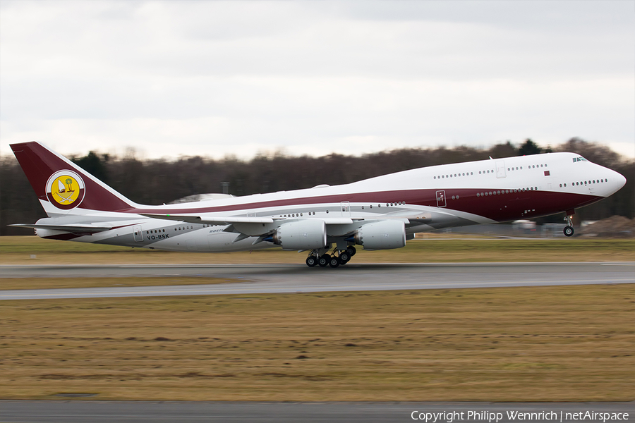 Qatar Amiri Flight Boeing 747-8ZV(BBJ) (VQ-BSK) | Photo 227548