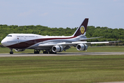 Qatar Amiri Flight Boeing 747-8ZV(BBJ) (VQ-BSK) at  Hamburg - Fuhlsbuettel (Helmut Schmidt), Germany