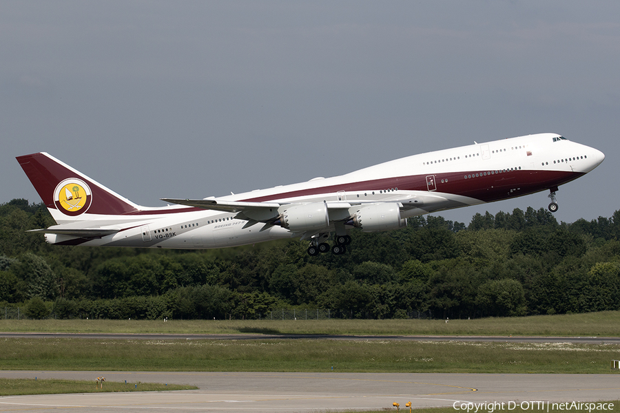 Qatar Amiri Flight Boeing 747-8ZV(BBJ) (VQ-BSK) | Photo 568965