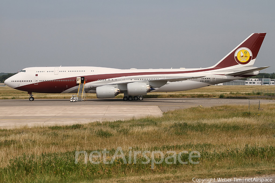 Qatar Amiri Flight Boeing 747-8ZV(BBJ) (VQ-BSK) | Photo 170017