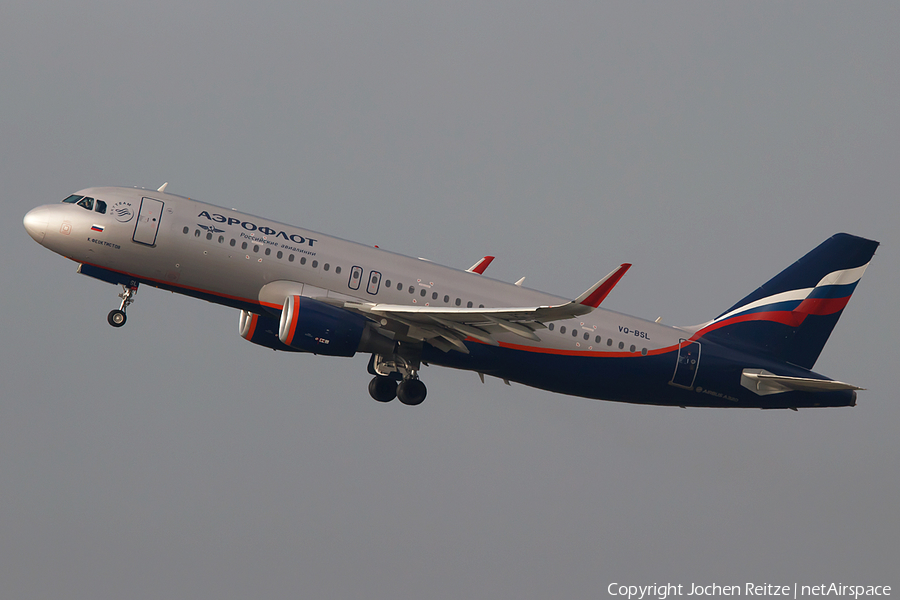 Aeroflot - Russian Airlines Airbus A320-214 (VQ-BSL) | Photo 99989