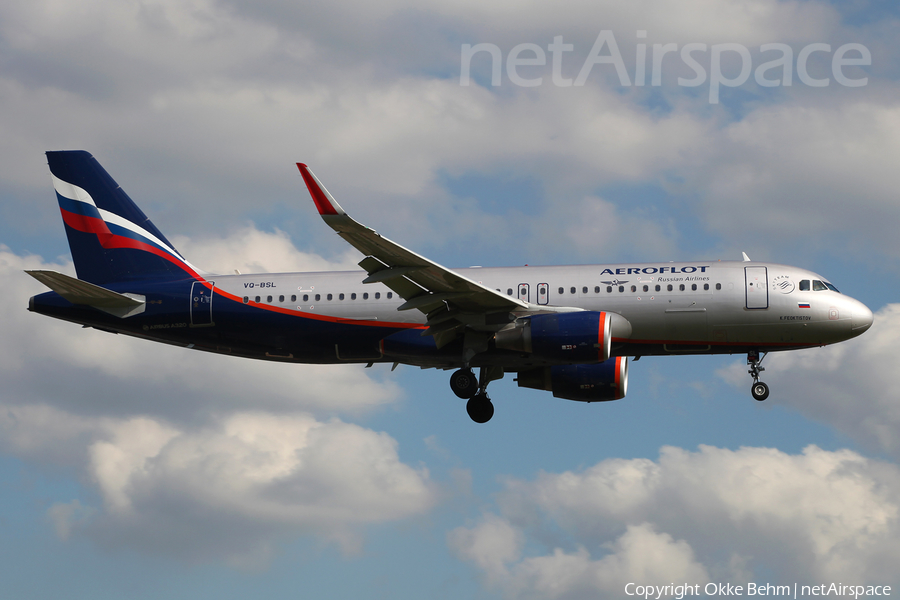 Aeroflot - Russian Airlines Airbus A320-214 (VQ-BSL) | Photo 206574