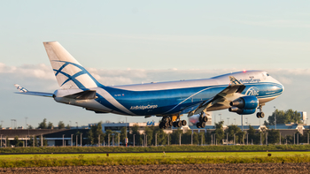 AirBridge Cargo Boeing 747-4EV(ERF) (VQ-BUU) at  Amsterdam - Schiphol, Netherlands