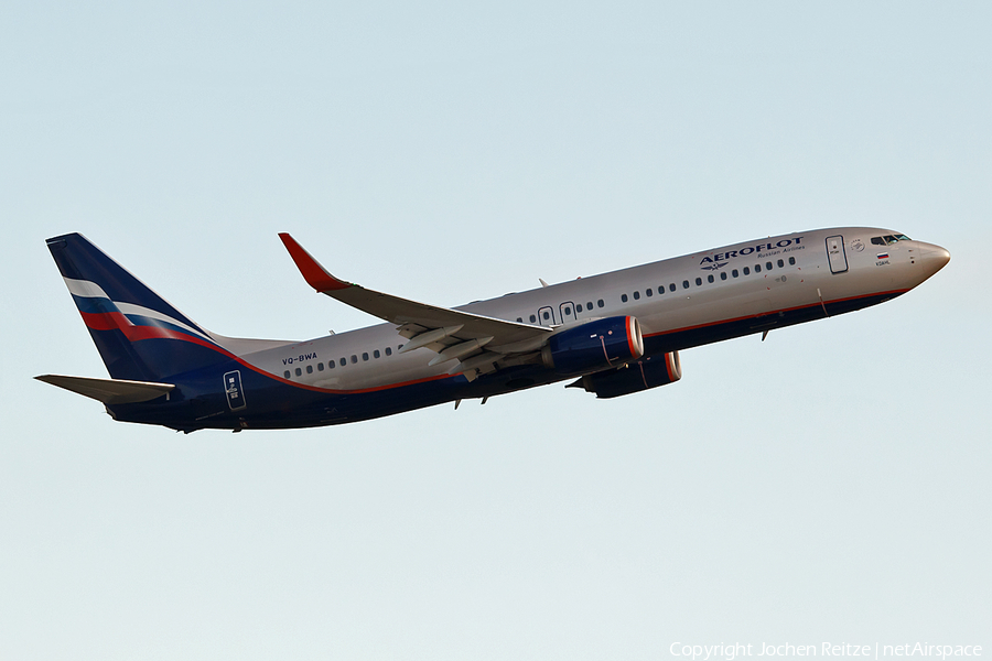 Aeroflot - Russian Airlines Boeing 737-8LJ (VQ-BWA) | Photo 150877